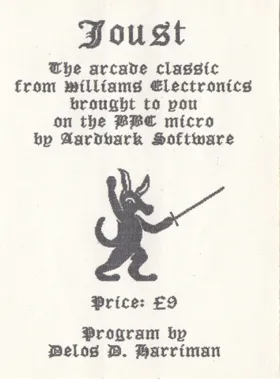 Joust (198x)(Superior Software-Acornsoft)[a] box cover front